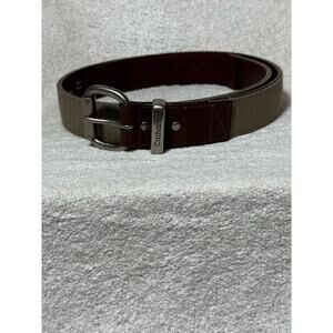 Carhartt 100% Cowhide Leather 100% Nylon Belt Size 42  Mens Tan